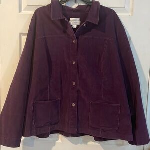 CJ Banks 3X corduroy Shirt